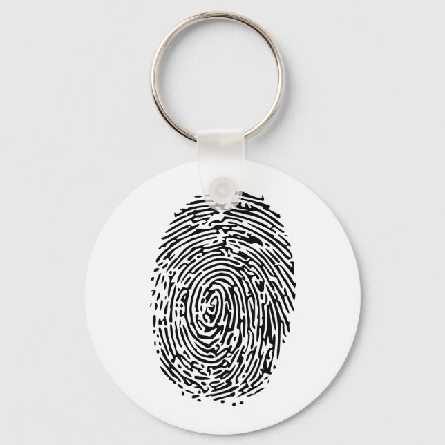 Einzigartiger Fingerabdruck-Tastenhalter Schlüsselanhänger (Vorderseite)