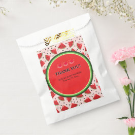 Einzigartiger Glitzer Moderne Wassermelone Kinderd Geschenktütchen