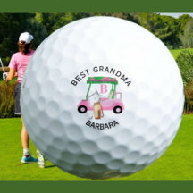 Einzigartiger Golf Cart Beste Grandma Monogramm Na