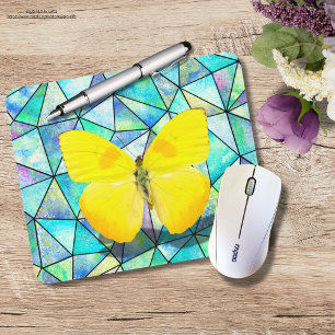 Einzigartiger Hintergrund Farbiges geometrisches B Mousepad