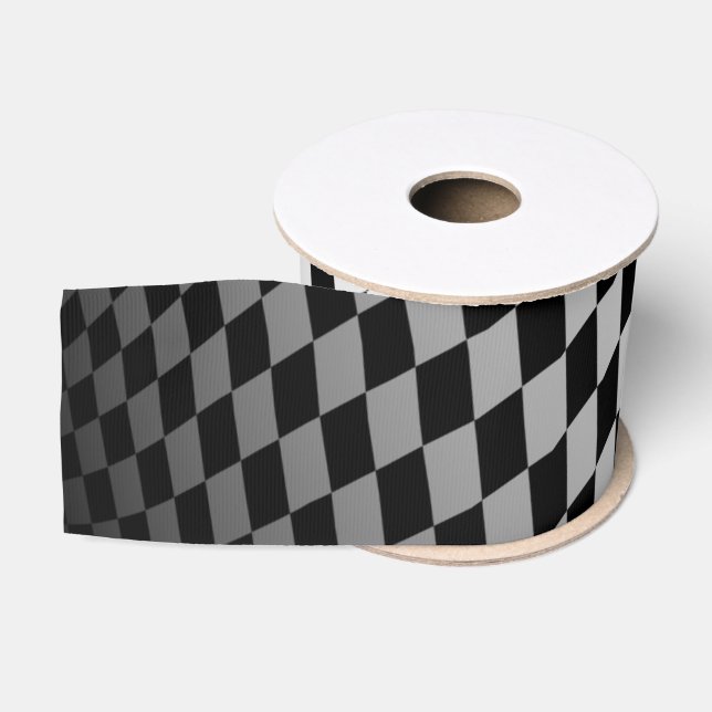 Einzigartiger kleiner Spaß-Schwarz-weißes Ripsband (Spule)
