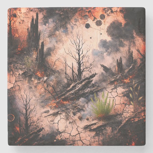 Einzigartiger künstlerischer Untersetzer (Vorderseite)