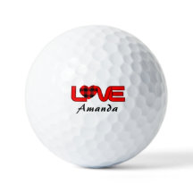 Einzigartiger Love Golf Ball für Frauen Golf-Ligen