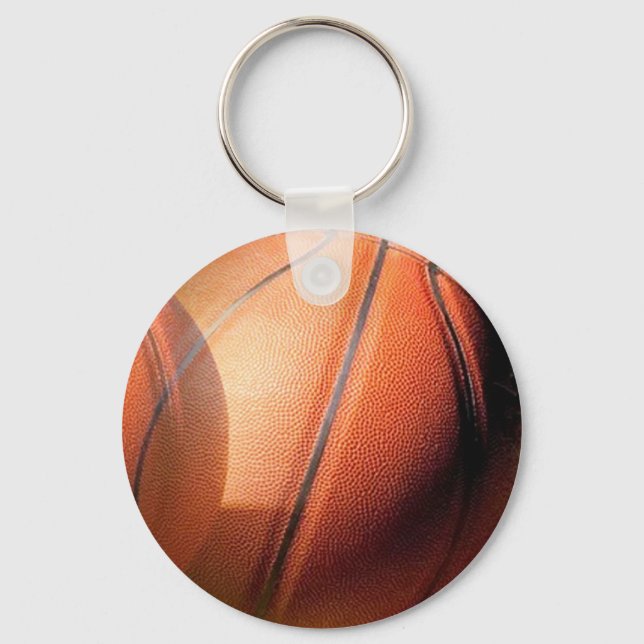 Einzigartiger moderner Basketball-Artwork-Schlüsse Schlüsselanhänger (Vorderseite)