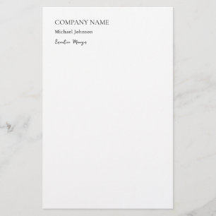 Einzigartiger moderner professioneller minimalisti briefpapier