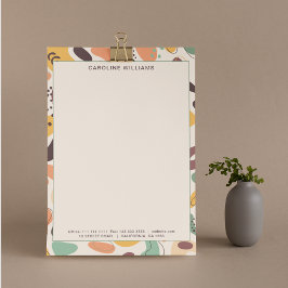 Einzigartiger Name des Abstrakten Musters Briefbogen