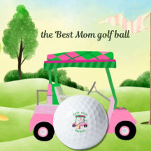 Einzigartiger Name des Golfkartons Beste Mama Mono
