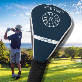 Einzigartiger Name für das T-Shirt Time Clock Mono Golf Headcover