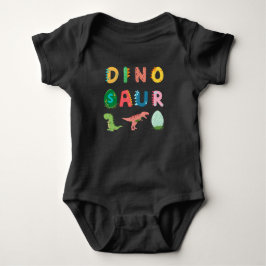 Einzigartiger niedlicher, lustiger Dinosaurier sch Baby Strampler