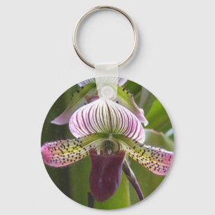 Einzigartiger Orchideen-Schlüsselanhänger Schlüsselanhänger
