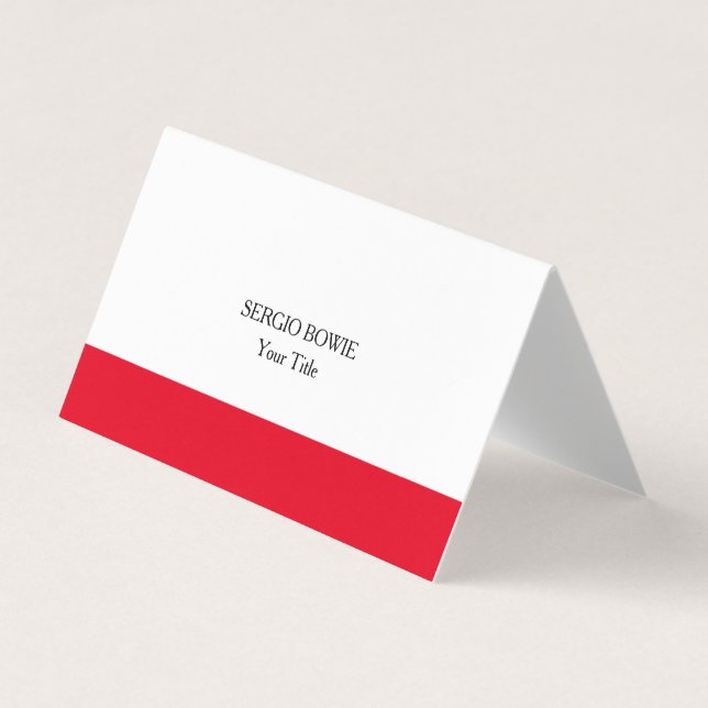 Einzigartiger Original Schlichter Minimalistischer Visitenkarten (Vorderseite)