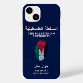 Einzigartiger Palästina-Reisepass Print Souvenir Case-Mate iPhone 14 Hülle