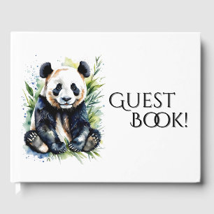 Einzigartiger persönlicher Panda-Bär Gästebuch