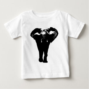 Einzigartiger Pop Art Elephant Baby T-shirt