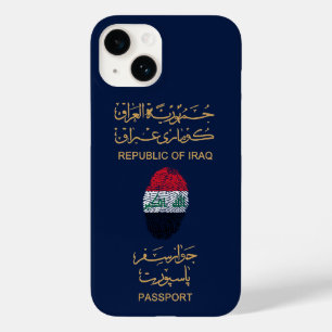 Einzigartiger Reisepass Irak Reiseausweis Souvenir Case-Mate iPhone 14 Hülle