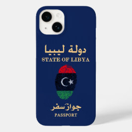Einzigartiger Reisepass Print Souvenir Case-Mate iPhone 14 Hülle