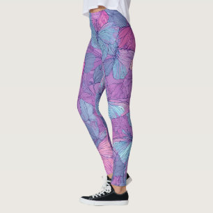 Einzigartiger Schmetterlings-Tarn-Charm-Anzug Schw Leggings