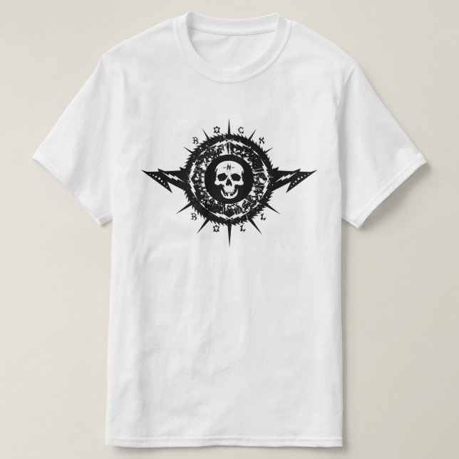Einzigartiger Spritzer für Coole Rock- und Roll-Sc T-Shirt (Design vorne)