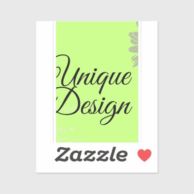 Einzigartiger Sticker (Blatt)