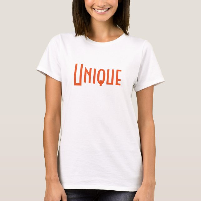 Einzigartiger T - Shirt für Frauen (Vorderseite)
