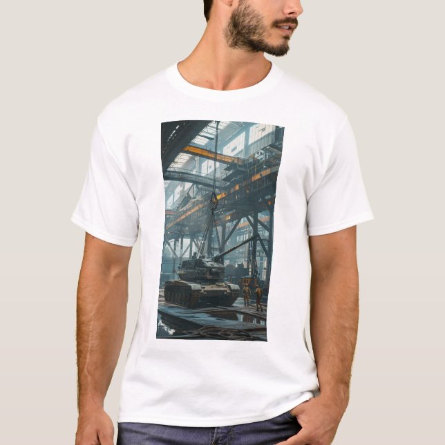 Einzigartiger T - Shirt für Tankwagen (Vorderseite)