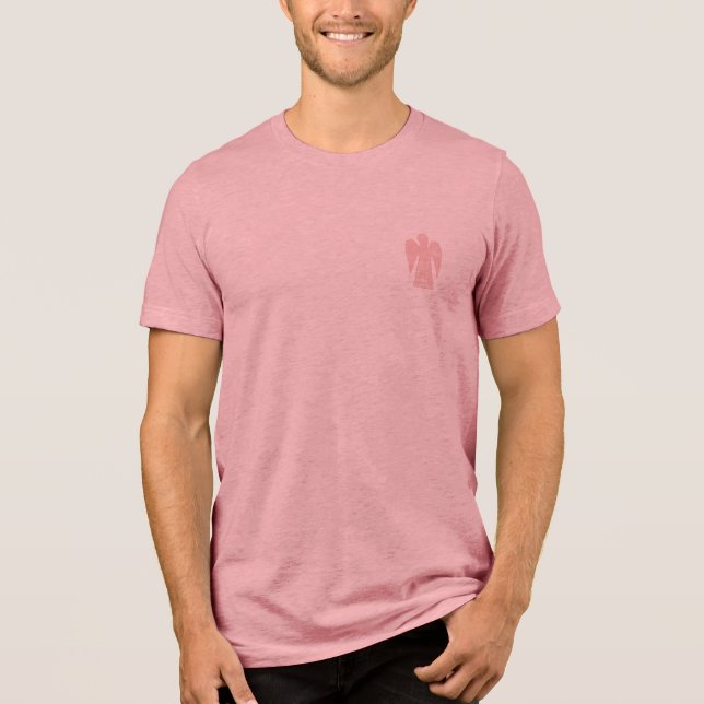 Einzigartiger T - Shirt Light Pink Angel (Vorderseite)