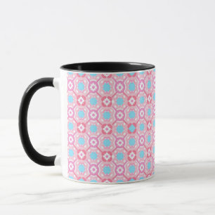 Einzigartiger und niedlicher Karo der Blume Tasse