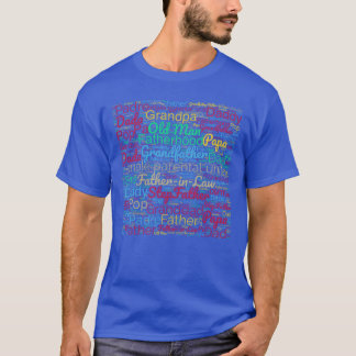 Einzigartiger Vatertag Wortwolke Zeige Dad deine L T-Shirt