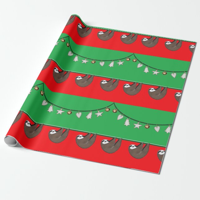 Einzigartiger Weihnachtsfeiertag Geschenkpapier (Ungerollt)
