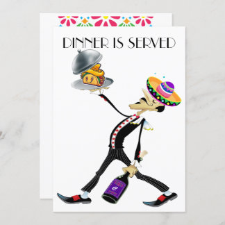 Einzigartiges Abendessen / Ansammlung Version 2 Ei Einladung