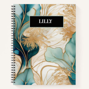 Einzigartiges Abstraktes Personalisiertes Notebook Notizbuch