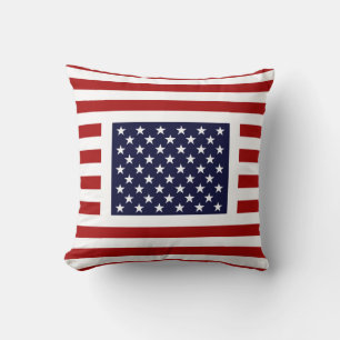 Einzigartiges amerikanisches Flaggenkissen - altes Kissen
