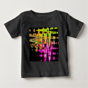 Einzigartiges Aquarell-Kunstwerk: Lila, Schwarz un Baby T-shirt