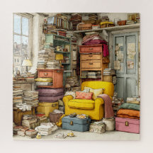 Einzigartiges Aquarell Retro Vintage Farbige