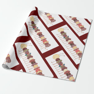 Einzigartiges Art Wrapping Paper Raupe #2 Wrapping Geschenkpapier