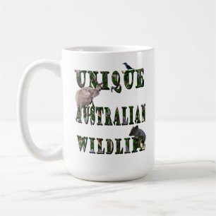 Einzigartiges australisches Wildlife Picture-Logo, Kaffeetasse
