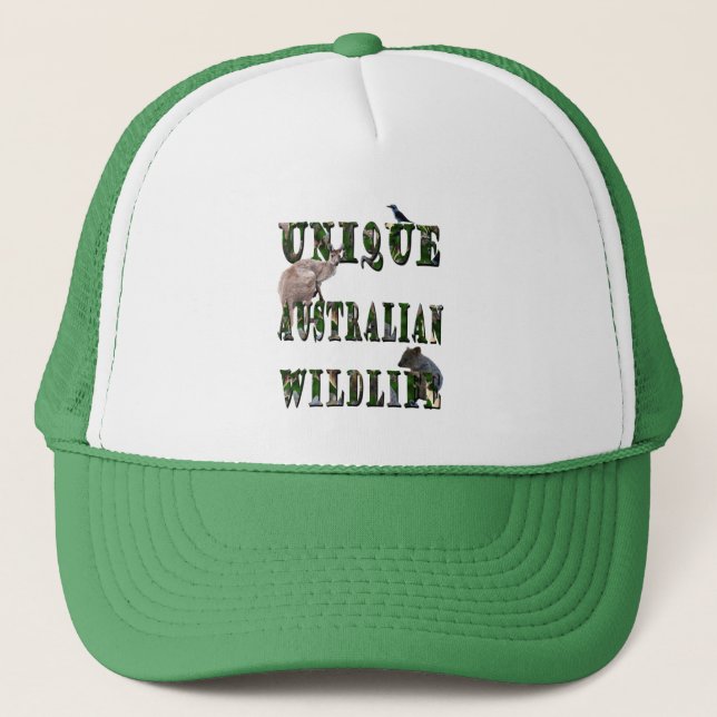 Einzigartiges australisches Wildlife Picture-Logo, Truckerkappe (Vorderseite)