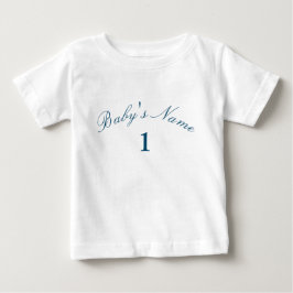 Einzigartiges Baby mit Individuelle Name Nummer Ba Baby T-shirt