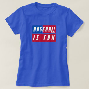 Einzigartiges Baseball ist Spaß an amerikanischen T-Shirt