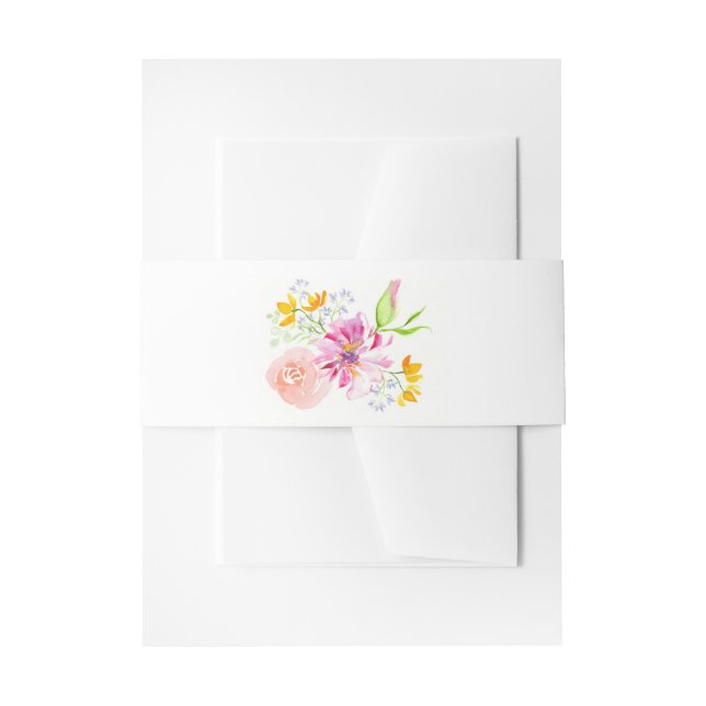 Einzigartiges Bauchband-Design Einladungsbanderole (Vorderseite Beispiel)