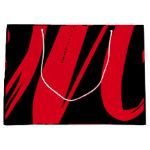 Einzigartiges, benutzerdefiniertes Schwarz und Rot