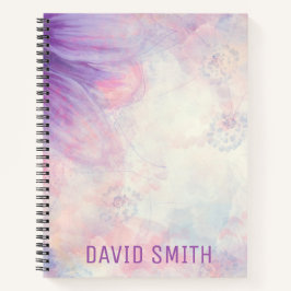 Einzigartiges Blume-Notebook Notizbuch