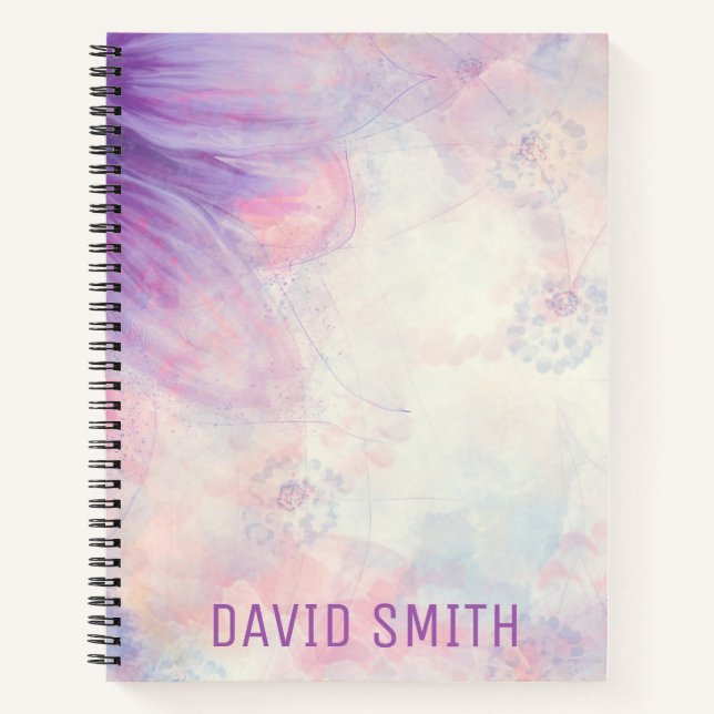 Einzigartiges Blume-Notebook Notizbuch (Vorderseite)