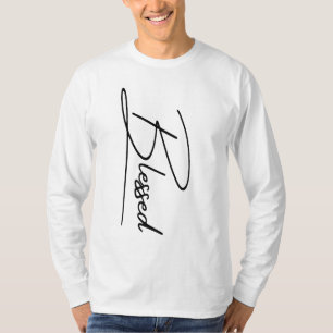 Einzigartiges, Christliches, "gesegnetes" vertikal T-Shirt