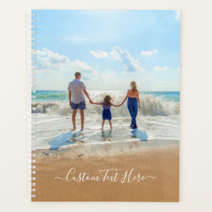 Einzigartiges Design Foto Textfamilie Urlaub Planer
