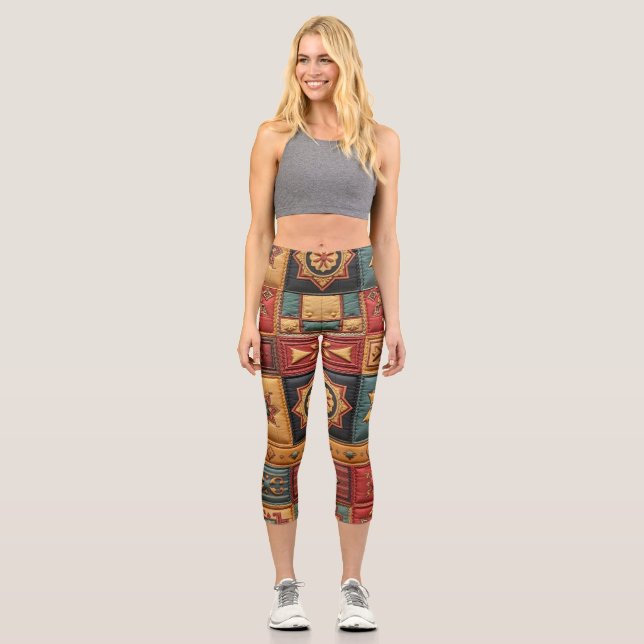 Einzigartiges Design Frauen Leggings (Vorderseite)