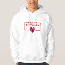 Einzigartiges Design - GLÜCKLICH BIRTHDAY Hoodie