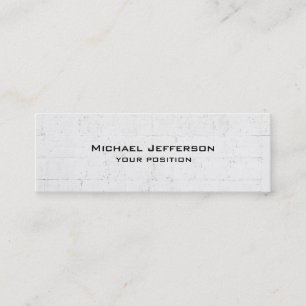 Einzigartiges Design Grau Wand Design Moderne Mini Visitenkarte