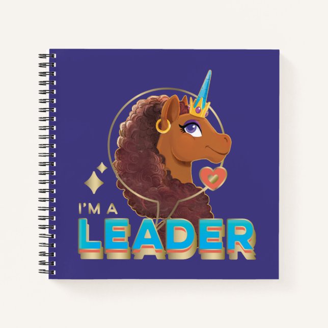 Einzigartiges Design "I m a Leader" Notizbuch (Vorderseite)