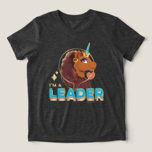 Einzigartiges Design "I m a Leader" Tri-Blend Shirt